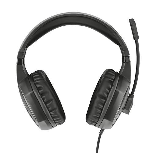 Trust Gaming 23373 Headset GXT 412 mit Mikrofon für PS4, PS5, PC, Nintendo Switch, Xbox Series X, Xbox One - Celaz Kabelgebundene Gaming-Kopfhörer mit Metallverstärkter Kopfbügel - Schwarz,25cm Bild 2