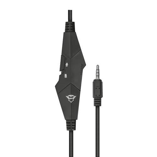 Trust Gaming 23373 Headset GXT 412 mit Mikrofon für PS4, PS5, PC, Nintendo Switch, Xbox Series X, Xbox One - Celaz Kabelgebundene Gaming-Kopfhörer mit Metallverstärkter Kopfbügel - Schwarz,25cm Bild 4