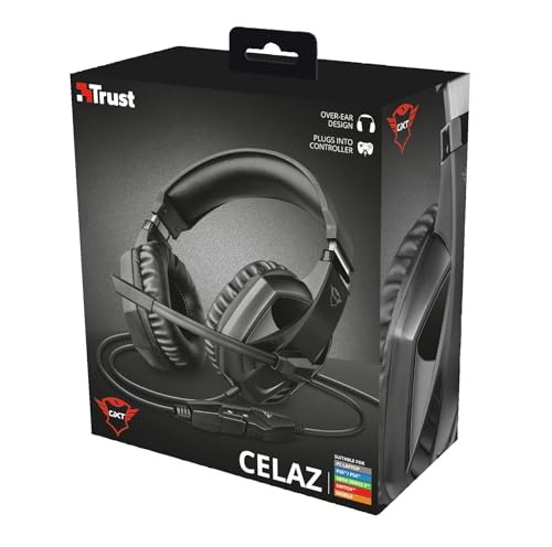 Trust Gaming 23373 Headset GXT 412 mit Mikrofon für PS4, PS5, PC, Nintendo Switch, Xbox Series X, Xbox One - Celaz Kabelgebundene Gaming-Kopfhörer mit Metallverstärkter Kopfbügel - Schwarz,25cm Bild 5