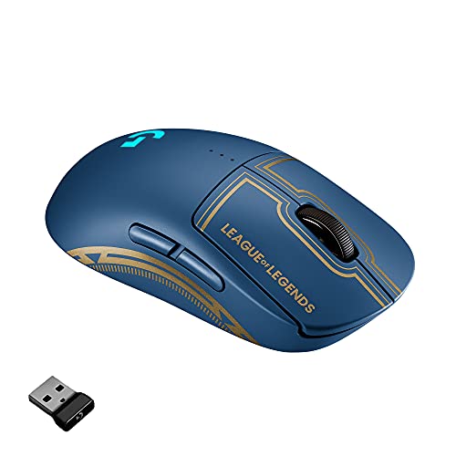 Logitech G PRO Kabellose Gaming-Maus - LIGHTSPEED, HERO 25K Sensor, 25.600 DPI, RGB, 4-8 programmierbare Tasten, Beidhändig, Offizielle League of Legends Edition Bild 1