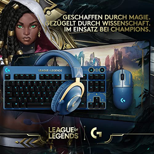 Logitech G PRO Kabellose Gaming-Maus - LIGHTSPEED, HERO 25K Sensor, 25.600 DPI, RGB, 4-8 programmierbare Tasten, Beidhändig, Offizielle League of Legends Edition Bild 6