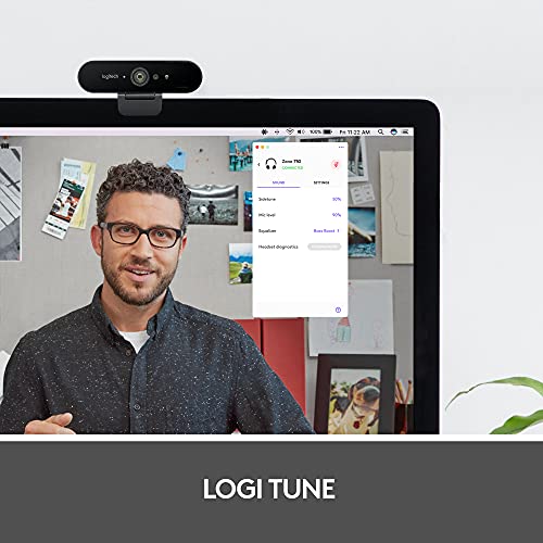Logitech Zone 750 Kabelgebundenes On-Ear-Headset mit Noise-Cancelling-Mikrofon, USB-C und USB-A-Adapter, Plug-and-Play-Kompatibilität für alle Geräte - Grafit Bild 7