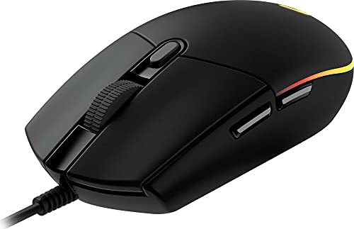 Logitech Gaming Mouse G102 LIGHTSYNC Maus für Rechtshänder, Optisch, 6 Tasten, kabelgebunden, USB, schwarz Bild 1