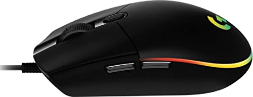 Logitech Gaming Mouse G102 LIGHTSYNC Maus für Rechtshänder, Optisch, 6 Tasten, kabelgebunden, USB, schwarz Bild 4