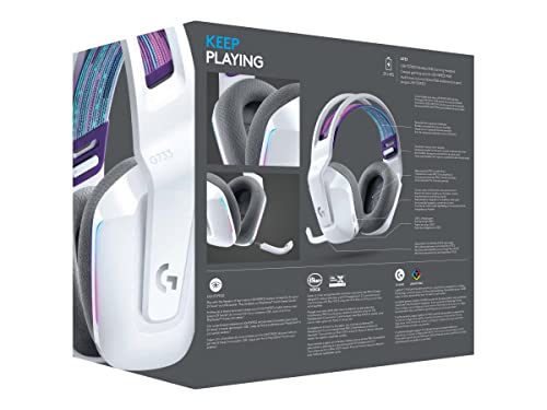 Logitech G733 Lightspeed, 5,55 Wattstunden - Lila Bild 3