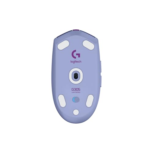 Logitech G G305 LIGHTSPEED kabellose Gaming-Maus mit HERO 12K DPI Sensor, Wireless Verbindung, 6 programmierbare Tasten, 250 Stunden Akkulaufzeit, Leichtgewicht, PC/Mac - Lila Bild 3
