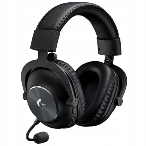 Logitech G PRO X kabelloses LIGHTSPEED Gaming-Headset, Blue VO!CE Mikrofontechnologie, 50 mm PRO-G Lautsprecher, DTS Headphone:X 2.0 Surround Sound, Memory-Foam-Polsterung, 20h Akkulaufzeit - Schwarz Bild 2