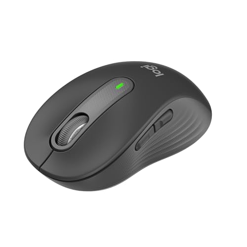 Logitech Signature M650 Kabellose Maus - für kleine bis mittelgroße Hände, 2-Jahres-Batterie, Leise Klicks, Anpassbare Seitentasten, Bluetooth, Kompatibilität mit mehreren Geräten - Grau Bild 1