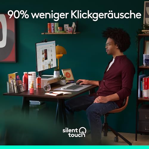 Logitech Signature M650 Kabellose Maus - für kleine bis mittelgroße Hände, 2-Jahres-Batterie, Leise Klicks, Anpassbare Seitentasten, Bluetooth, Kompatibilität mit mehreren Geräten - Grau Bild 5