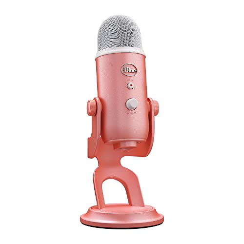Logitech G Blue Yeti USB-Gaming-Mikrofon in Premiumqualität für Streaming, Blue VO!CE-Software, PC, Podcast, Studio, Computer-Mikrofon, Exklusive Streamlabs-Themes, Sonderedition - Rosa Bild 1