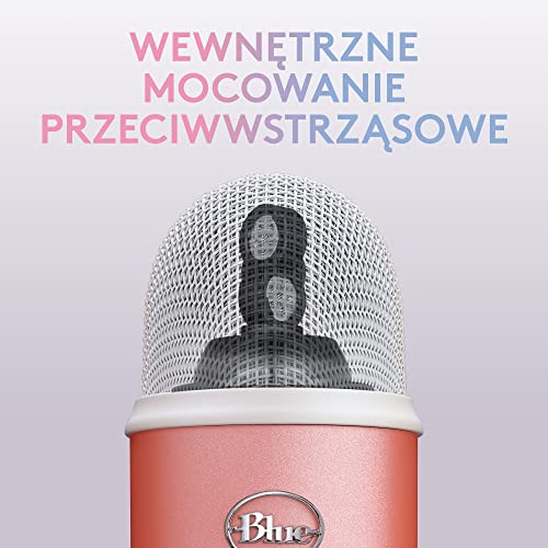 Logitech G Blue Yeti USB-Gaming-Mikrofon in Premiumqualität für Streaming, Blue VO!CE-Software, PC, Podcast, Studio, Computer-Mikrofon, Exklusive Streamlabs-Themes, Sonderedition - Rosa Bild 5