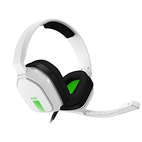 ASTRO Gaming A10 Gaming-Headset mit Kabel, Leicht & Robust, ASTRO Audio, Dolby ATMOS, 3,5mm Anschluss, Xbox Series X|S, Xbox One, PS5, PS4, Nintendo Switch, PC, Mac, Smartphone - Weiß/Grün Bild 1