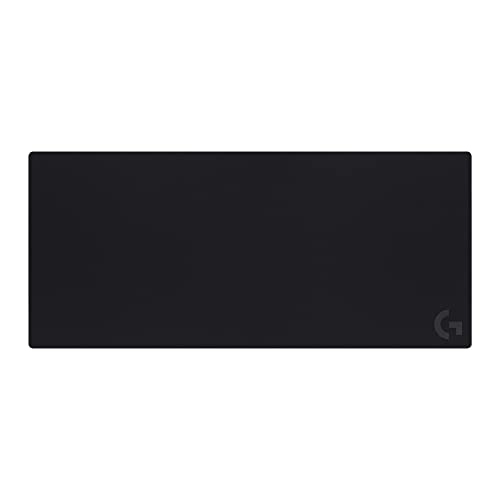 Logitech G G840 Extra Großes Gaming-Mauspad, optimiert für Sensoren, mäßige Oberflächenreibung, rutschfeste Mausmatte, Mac- und PC-Zubehör, 900 x 400 x 3 mm - Schwarz Bild 1