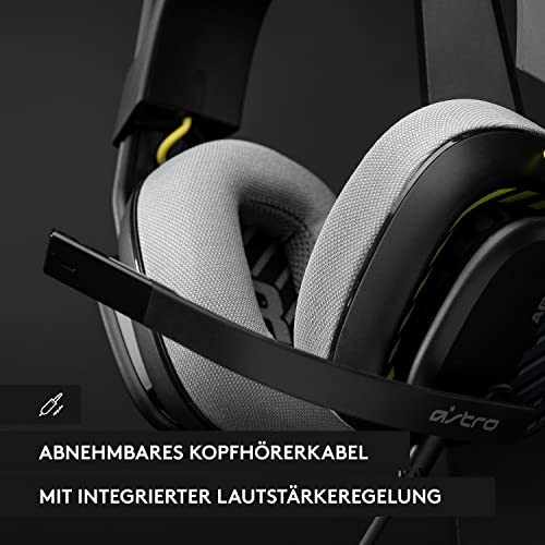 ASTRO A10 Gaming-Headset Gen 2 Kabelgebundenes Headset, Over-Ear-Gaming-Kopfhörer, Leicht & Robust, Flip-to-mute-Mikrofon, 32 mm Treiber, Für Xbox Series X|S, Xbox One, Nintendo Switch, PC - Schwarz Bild 4
