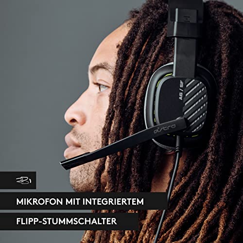 ASTRO A10 Gaming-Headset Gen 2 Kabelgebundenes Headset, Over-Ear-Gaming-Kopfhörer, Leicht & Robust, Flip-to-mute-Mikrofon, 32 mm Treiber, Für PS5, PS4, Nintendo Switch, PC - Schwarz Bild 3