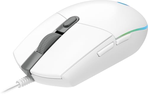 Logitech Gaming Mouse G102 LIGHTSYNC Maus für Rechtshänder, Optisch, 6 Tasten, kabelgebunden, USB, Weiß Bild 1