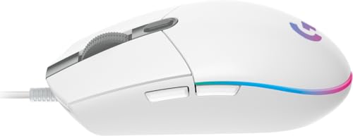 Logitech Gaming Mouse G102 LIGHTSYNC Maus für Rechtshänder, Optisch, 6 Tasten, kabelgebunden, USB, Weiß Bild 5
