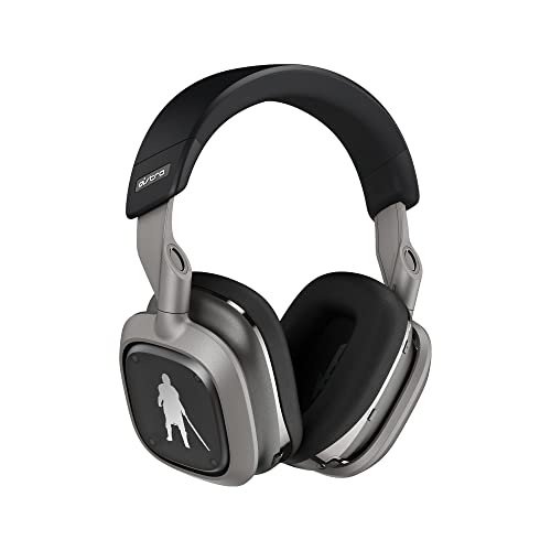 Logitech Astro A30 Lightspeed Kabelloses Gaming Headset für PS5 - Bluetooth, 2,4Ghz, Eingebautes und abnehmbares Mikrofon, USB-C, 3,5mm, für Playstation, Nintendo Switch, PC - The Mandalorian Edition Bild 1