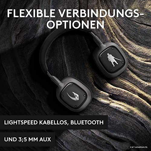 Logitech Astro A30 Lightspeed Kabelloses Gaming Headset für PS5 - Bluetooth, 2,4Ghz, Eingebautes und abnehmbares Mikrofon, USB-C, 3,5mm, für Playstation, Nintendo Switch, PC - The Mandalorian Edition Bild 6