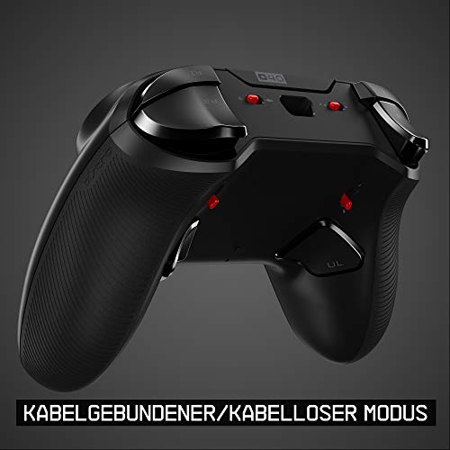 ASTRO Gaming C40 TR-Controller - Kompatibel mit Playstation 4 und PC + Zubehör (Reisetasche, 4 weitere Tastenkappen, Kabelloser USB-Transmitter), Schwarz Bild 5