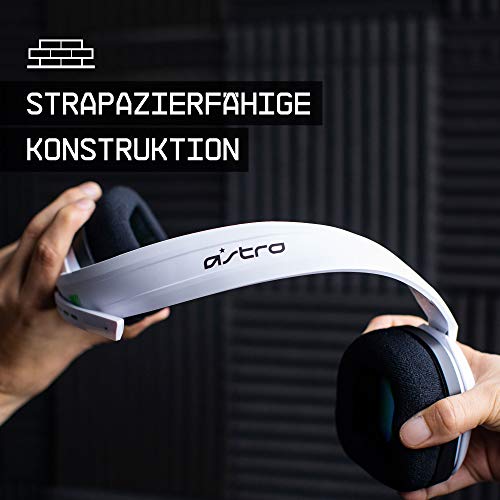 ASTRO Gaming A10 Gaming-Headset mit Kabel, Leicht & Robust, ASTRO Audio, Dolby ATMOS, 3,5mm Anschluss, Xbox Series X|S, Xbox One, PS5, PS4, Nintendo Switch, PC, Mac, Smartphone - Weiß/Blau Bild 3