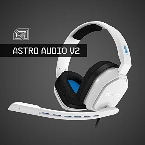 ASTRO Gaming A10 Gaming-Headset mit Kabel, Leicht & Robust, ASTRO Audio, Dolby ATMOS, 3,5mm Anschluss, Xbox Series X|S, Xbox One, PS5, PS4, Nintendo Switch, PC, Mac, Smartphone - Weiß/Blau Bild 4