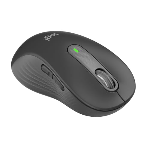 Logitech Signature M650 L kabellose Maus in Standardgröße – Für große Hände, 2-Jahres-Batterie, Leise Klicks, Anpassbare Seitentasten, Bluetooth, für PC/Mac/Multi-Device/Chromebook - Graphit Bild 1