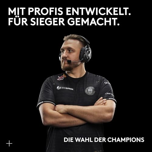 Logitech G PRO X 2 Lightspeed Wireless Gaming Headset, abnehmbares Boom-Mic, 50-mm-Graphen-Treiber, DTS:X-Kopfhörer 2.0–7.1 Surround, Bluetooth/USB/3,5 mm Aux, PC, PS5, PS4 - Magenta Bild 2