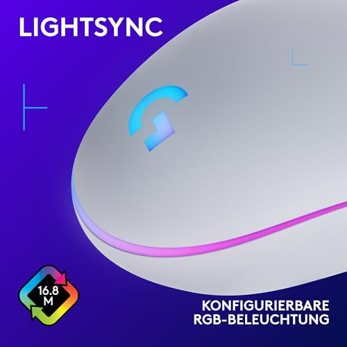 Logitech G Gaming-Maus, Weiß, G203 Bild 4
