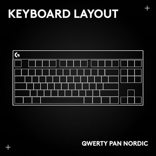 Logitech G PRO X TKL LIGHTSPEED kabellose Gaming-Tastatur, Skandinavisches QWERTY-Layout - Schwarz Bild 2