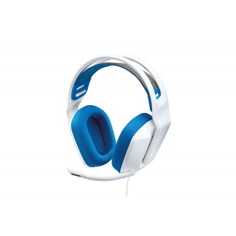 Logitech G G335, Kabelgebundenes Gaming-Headset, Mikrofon mit Flip-Stummschalter, 3,5-mm-Audioanschluss, Memory Foam-Ohrpolster, leicht, kompatibel PC,PlayStation, Xbox,Nintendo Switch - Weiß Bild 4