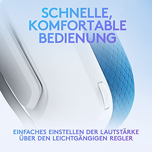 Logitech G G335, Kabelgebundenes Gaming-Headset, Mikrofon mit Flip-Stummschalter, 3,5-mm-Audioanschluss, Memory Foam-Ohrpolster, leicht, kompatibel PC,PlayStation, Xbox,Nintendo Switch - Weiß Bild 5
