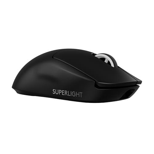 Logitech G PRO X SUPERLIGHT 2 kabellose Gaming-Maus, 60 g Pro-Grade-Maus mit 5 programmierbaren Tasten, 44K-DPI-Sensor, 8.000 Hz Signalrate, USB-C-Ladefunktion für PC/Mac - Schwarz Bild 4