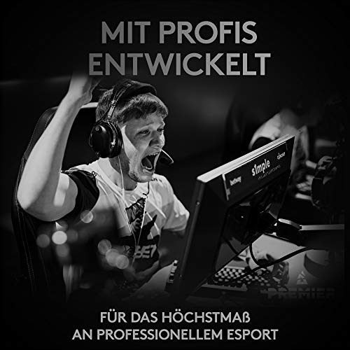 Logitech G PRO X SUPERLIGHT kabellose Gaming-Maus mit HERO 25K Sensor, Ultra-leicht mit 63g, 5 programmierbare Tasten, 70 Stunden Akkulaufzeit, PTFE-Füße ohne Zusatzstoffe, PC/Mac - Rot Bild 2