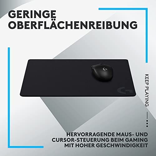 Logitech G G440 Hartes Gaming-Mauspad, optimiert für Gaming-Sensoren, geringe Oberflächenreibung, rutschfeste Mausmatte, Mac- und PC-Gaming-Zubehör, 340 x 280 x 5 mm Bild 3