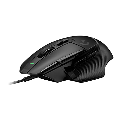Logitech G G502 X Kabelgebundene Gaming-Maus - LIGHTFORCE Hybrid optisch-mechanische Primärschalter, HERO 25K Gaming-Sensor, Kompatibel PC, East Europe Package - macOS/Windows - Schwarz Bild 1