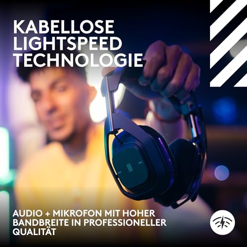 Logitech G Astro A50 X LIGHTSPEED, Kabelloses Gaming-Headset + Basisstation – PRO-G GRAPHENE, PLAYSYNC für Xbox Series X|S, PS5, PC/Mac, Nintendo Switch/Switch 2, Bluetooth, HDMI 2.1 Passthru -Schwarz Bild 4