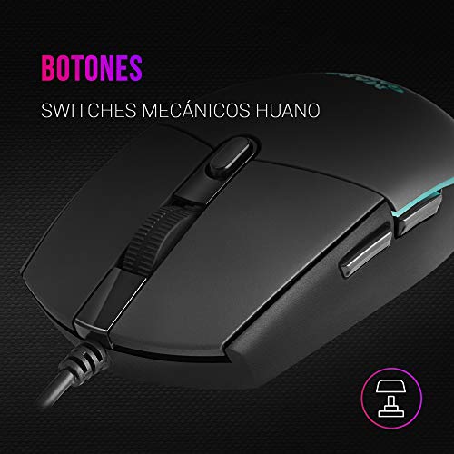 Mars Gaming MMGPC-Maus 3200DPIRGB Flowkompaktes und leichtes Design Bild 3