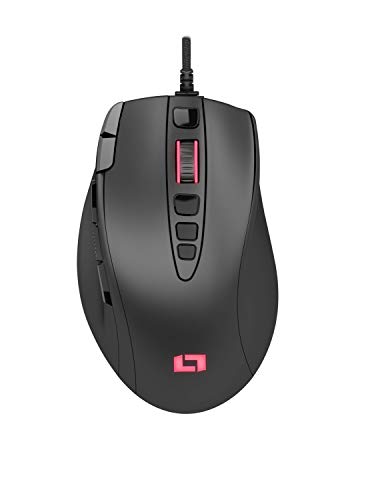 Lioncast ® LM15 Gaming Maus mit Kabel [PROGRAMMIERBARE Tasten] für PC - Beste MMO RGB Beleuchtung - PC Computer Maus USB Bild 1
