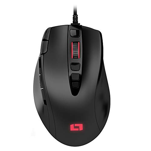 Lioncast ® LM15 Gaming Maus mit Kabel [PROGRAMMIERBARE Tasten] für PC - Beste MMO RGB Beleuchtung - PC Computer Maus USB Bild 5