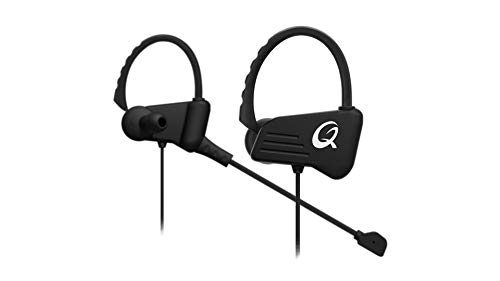 QPAD QH-5 Esports Gaming Earbuds, In Ear Headset, Earphones, Ohrhörer, Kopfhörer für PC, Laptop, Playstation 4 PS4, Xbox One, Nintendo Switch, Mobile Geräte, 10mm Stereo Sound, 3.5mm Stecker, Schwarz Bild 2