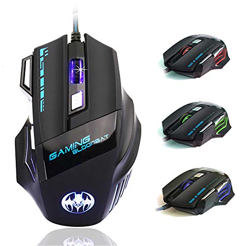 ELLENNE GM02 Professionelle Gaming-Maus, 6800 dpi, 7 Tasten, USB, LED, RGB Bild 1