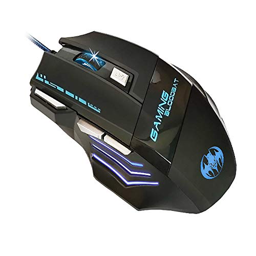 ELLENNE GM02 Professionelle Gaming-Maus, 6800 dpi, 7 Tasten, USB, LED, RGB Bild 3