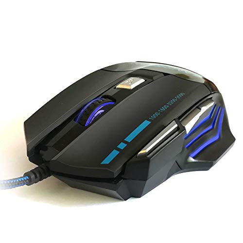 ELLENNE GM02 Professionelle Gaming-Maus, 6800 dpi, 7 Tasten, USB, LED, RGB Bild 4