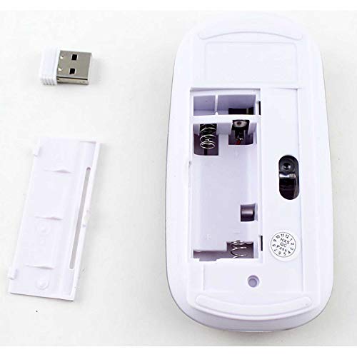 ELLENNE Kabellose Gaming-Maus für Büro, kabellos, optisch, bunt, 1200 DPI PC SMA9 (grün) Bild 3