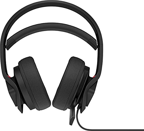HP OMEN Mindframe Prime Gaming Headset (FrostCap-Technologie, Virtual Surround Sound, Noise-Cancelling, Mikrofon, On-Ear, RGB-Beleuchtung, USB-A-Anschluss) schwarz, 20,2 x 21,7 x 9,1 cm Bild 1