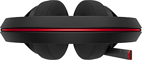 HP OMEN Mindframe Prime Gaming Headset (FrostCap-Technologie, Virtual Surround Sound, Noise-Cancelling, Mikrofon, On-Ear, RGB-Beleuchtung, USB-A-Anschluss) schwarz, 20,2 x 21,7 x 9,1 cm Bild 6