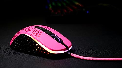 Xtrfy M4 RGB Ultraleichte Gaming-Maus, Rosa, XG-M4-RGB-PINK Bild 5