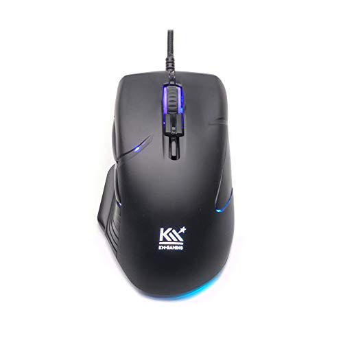 KM-Gaming K-GM5 optische RGB 16.000cpi Gaming Maus USB [Pixart PMW3389 Sensor / 50G / LOD einstellbar/untenliegende 3. Daumentaste/Swing Schalter/Omron Schalter/programmierbar/interner Speicher] Bild 1
