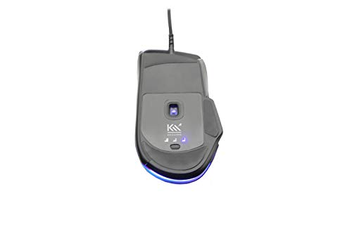 KM-Gaming K-GM5 optische RGB 16.000cpi Gaming Maus USB [Pixart PMW3389 Sensor / 50G / LOD einstellbar/untenliegende 3. Daumentaste/Swing Schalter/Omron Schalter/programmierbar/interner Speicher] Bild 5